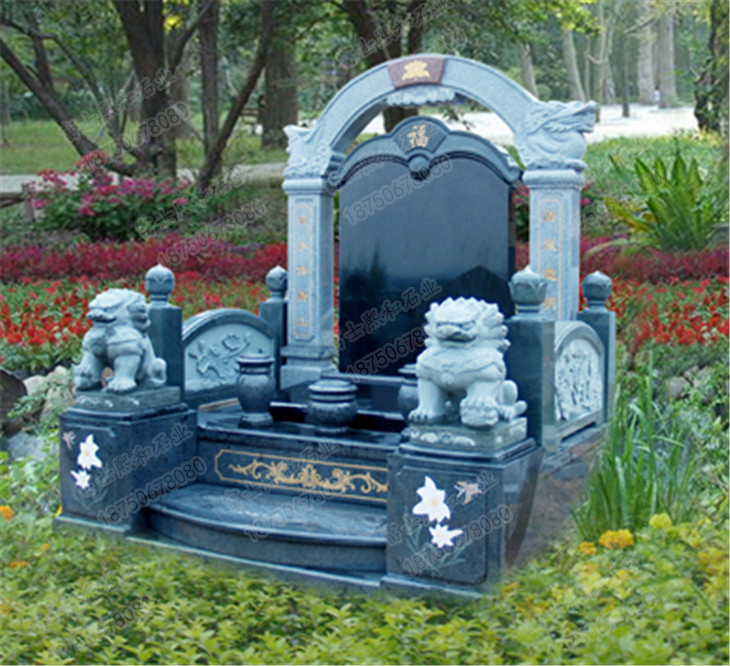 大理石墓碑,中式墓碑