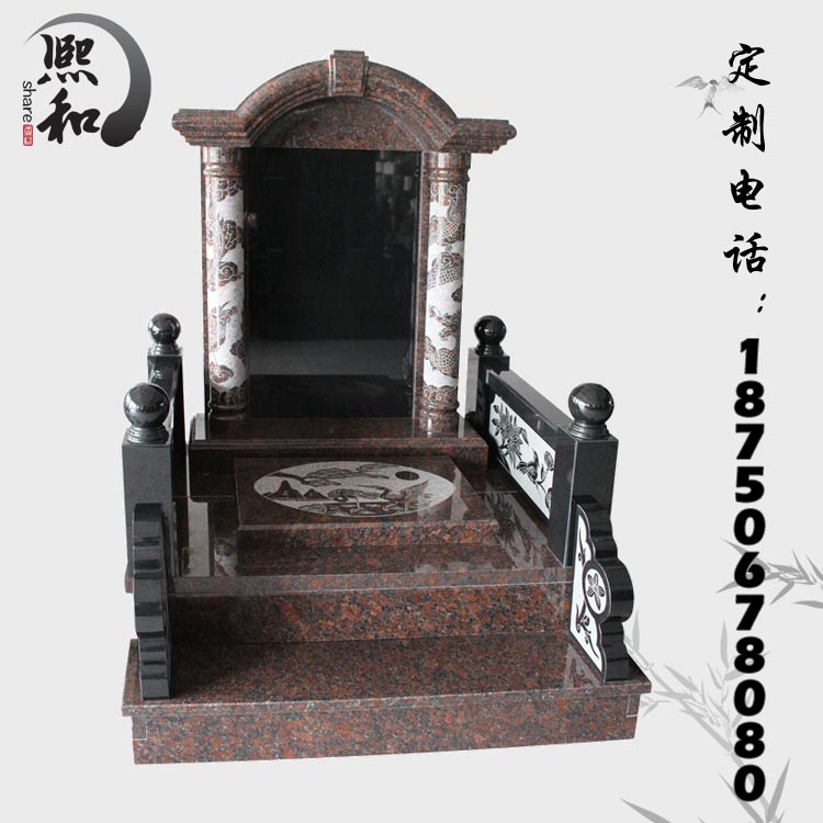 凯里麻石墓碑，墓碑雕刻在那，曲阳石雕艺术墓碑厂家