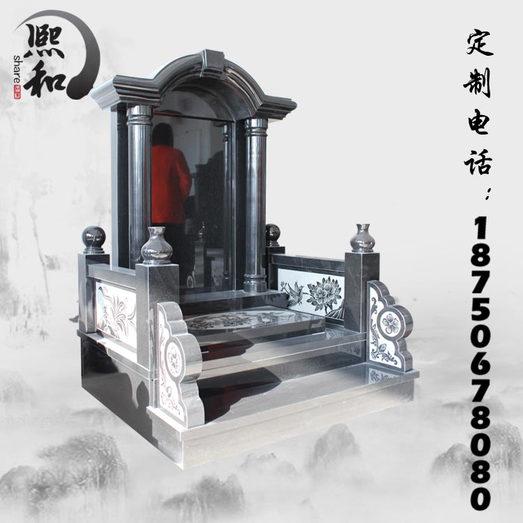 中国边境石碑，清朝末年汉白玉墓碑，福建墓碑石材批发