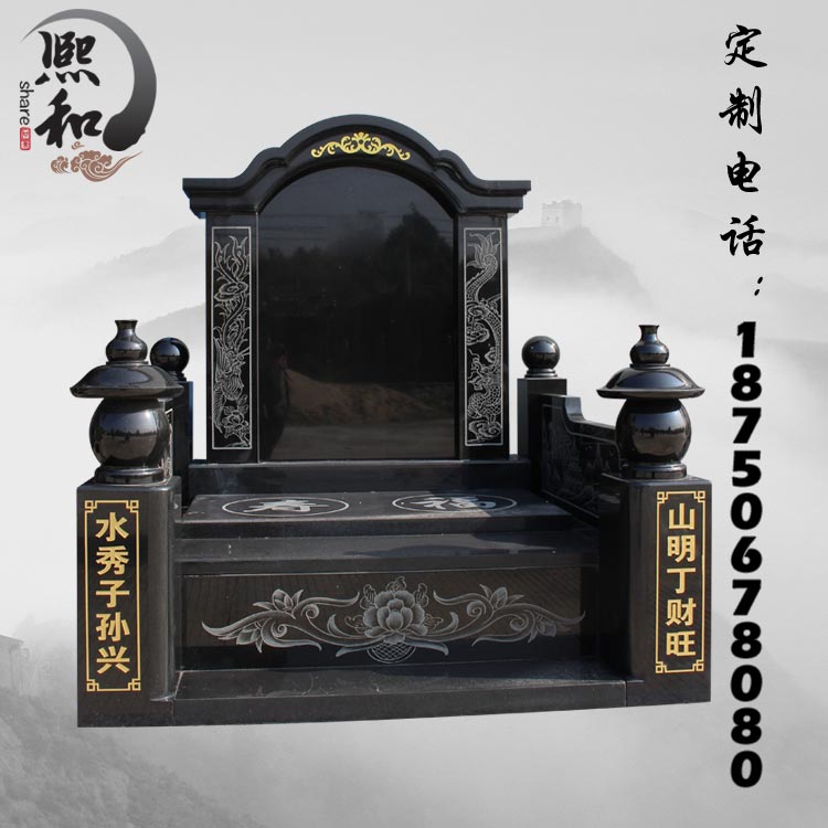 福建墓碑批发，公墓墓碑，墓碑花纹