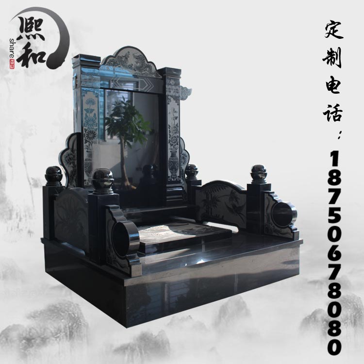 十堰墓碑石材，汉白玉石墓碑，墓碑石碑