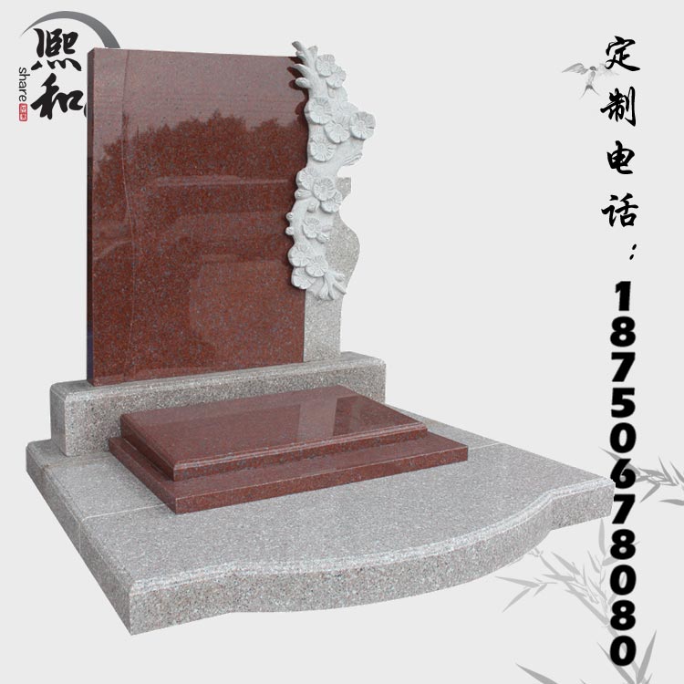 福建墓碑出售，古石碑图片，墓碑花边