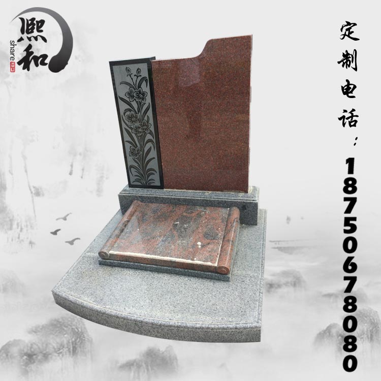 墓碑雕石碑，汉白玉墓碑厂家，墓碑石材