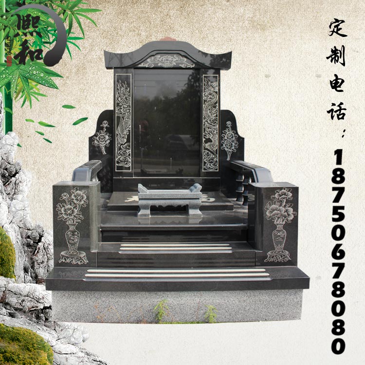 石材石碑报价，公墓墓碑，墓碑墓套