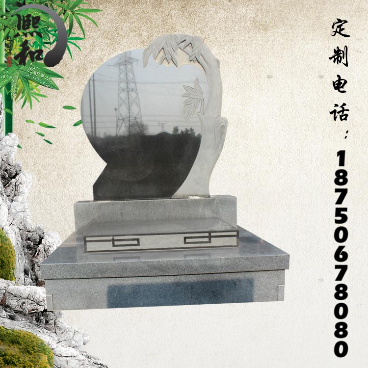 墓碑石碑定做，湖南大理石墓碑，墓碑石材 组合