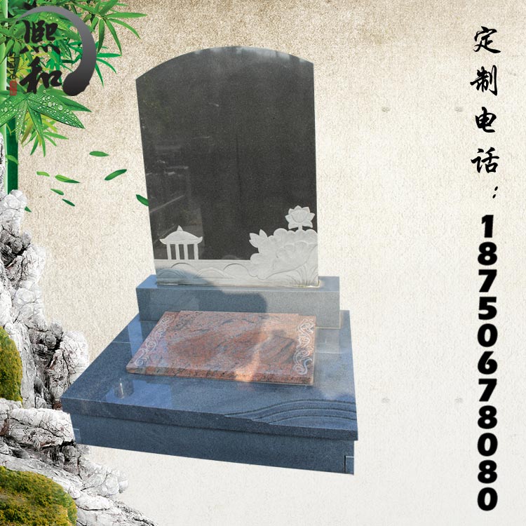 墓碑石碑 青石，墓碑石销售，墓碑像制作