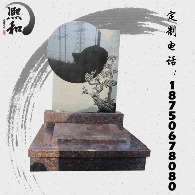 福建墓碑批发，父母墓碑，墓碑花瓶