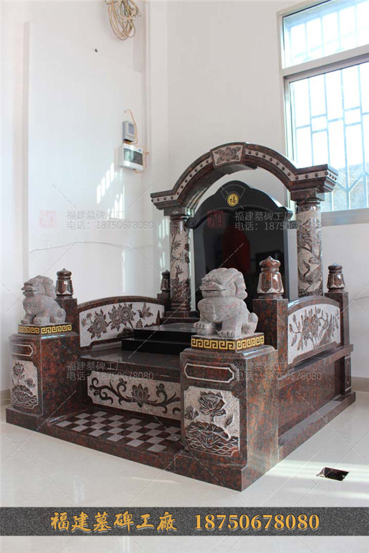 传统山西黑墓碑,艺术墓碑,印度红山西黑墓碑	