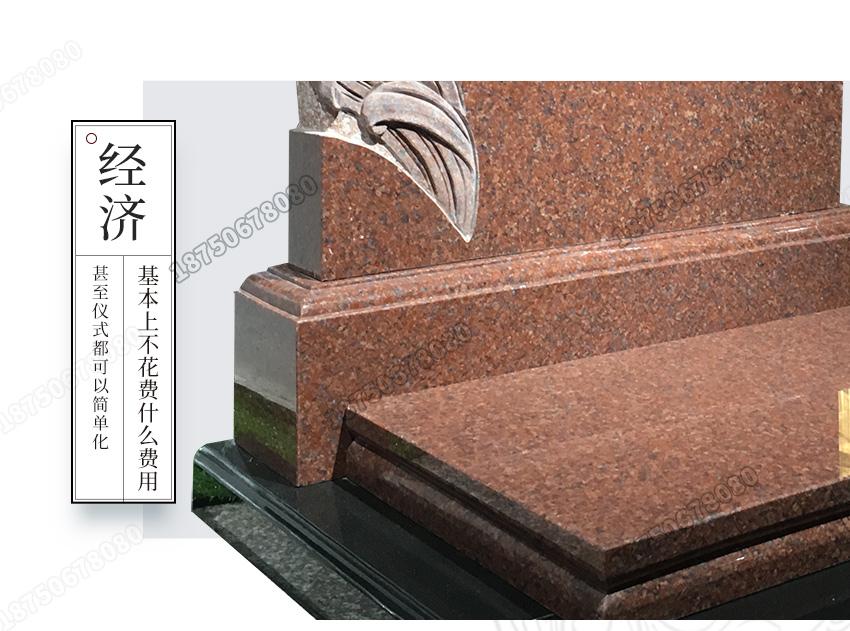 欧式石雕墓碑石,花岗岩欧式火葬碑,欧式黑色火葬碑,