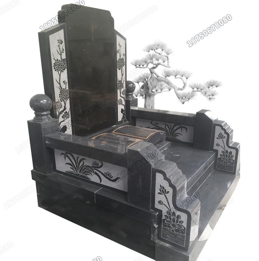 云南花岗岩火葬碑,云南家族火葬碑订做,云南豪华农村墓碑,