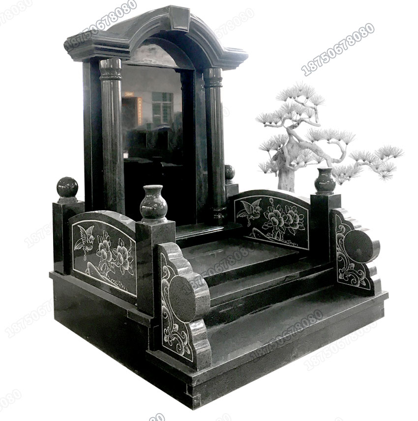 云南江川区陵园山西黑火葬碑,云南墓碑厂家哪家强,云南墓碑供应,