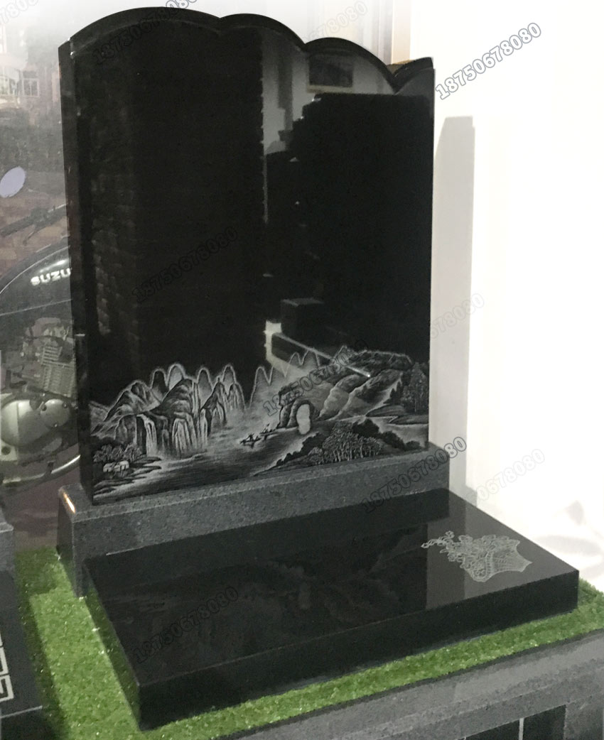 艺术石材墓碑定做,山西黑墓碑批发厂家,墓碑厂家报价,