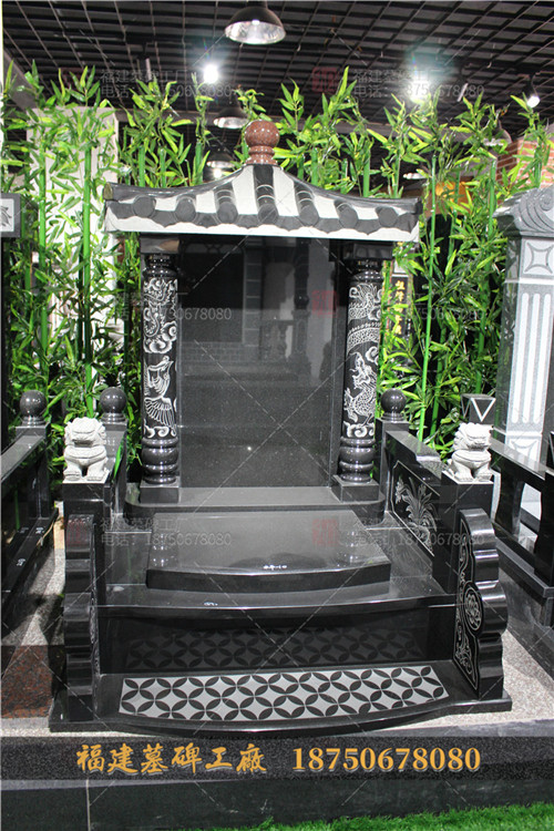 山西黑石雕墓碑定制,中式传统墓碑定制,传统山西黑墓碑定做,