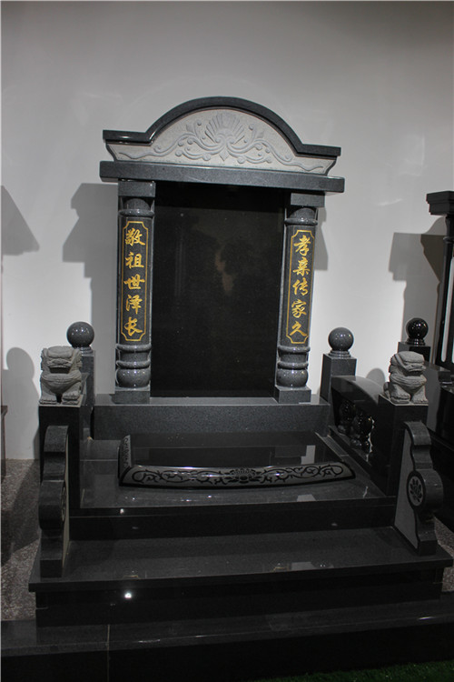 山西黑墓碑款式