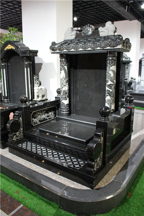 传统山西黑墓碑款式