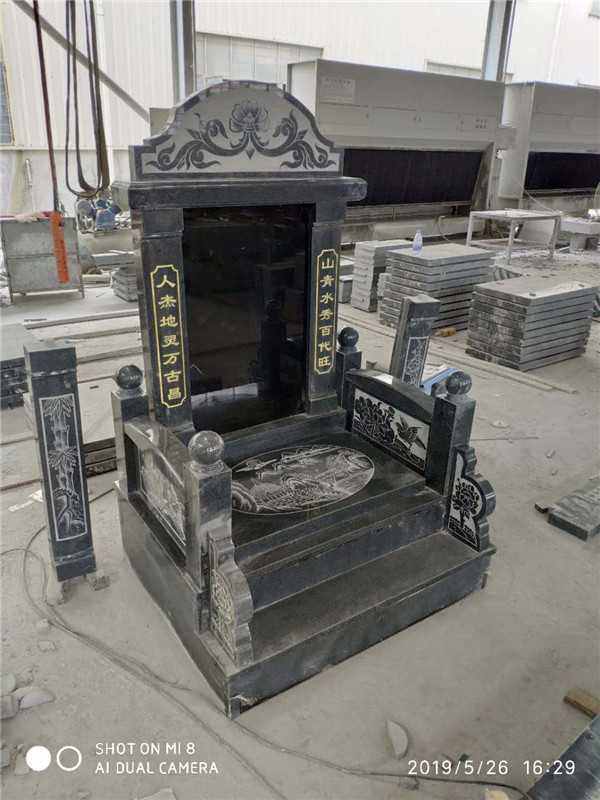 传统墓碑石雕摆件