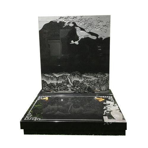 墓碑样式（梅花喜鹊）