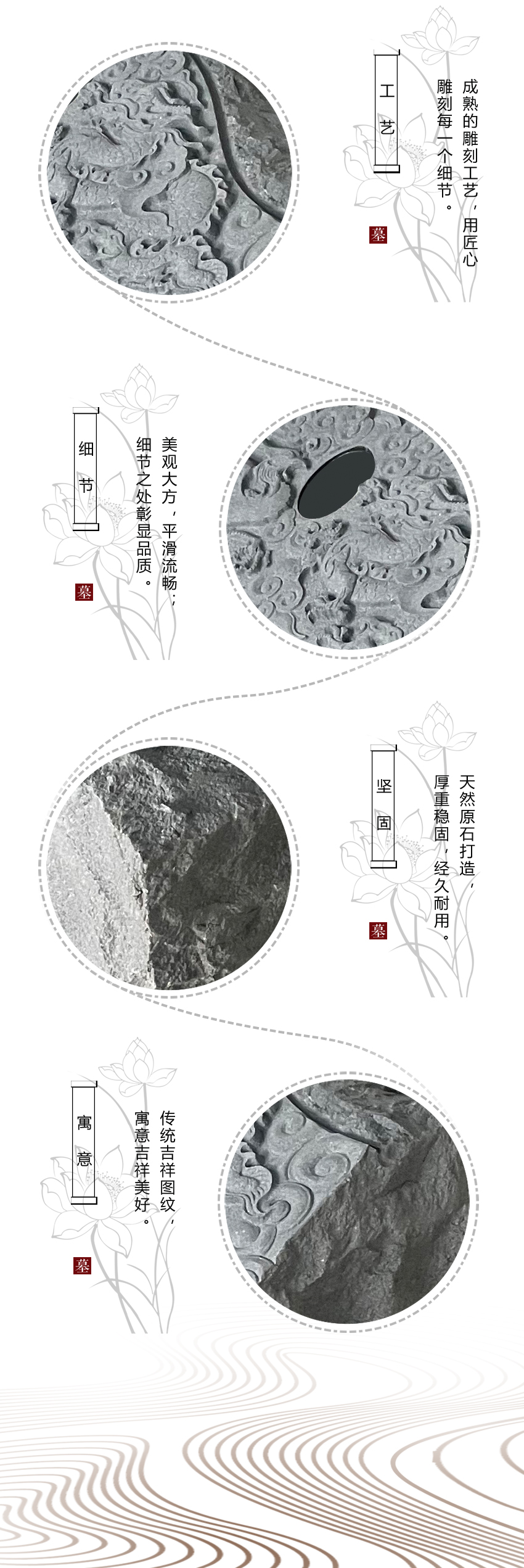 印度黑墓碑细节