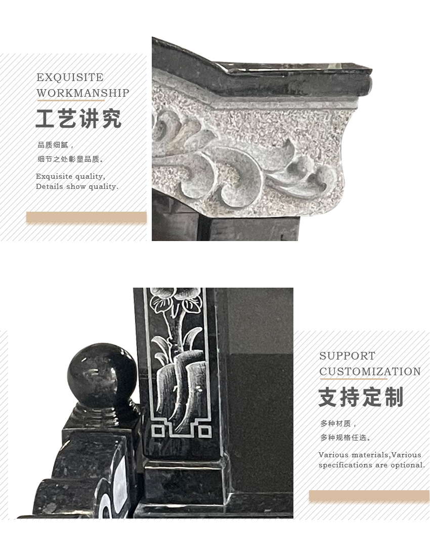 墓碑细节雕刻