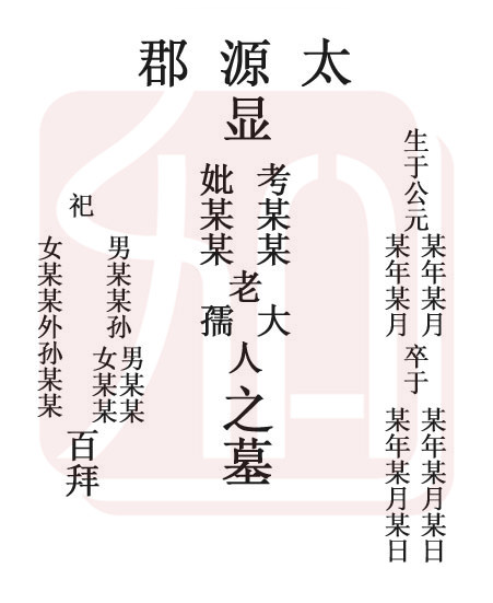 墓碑碑文